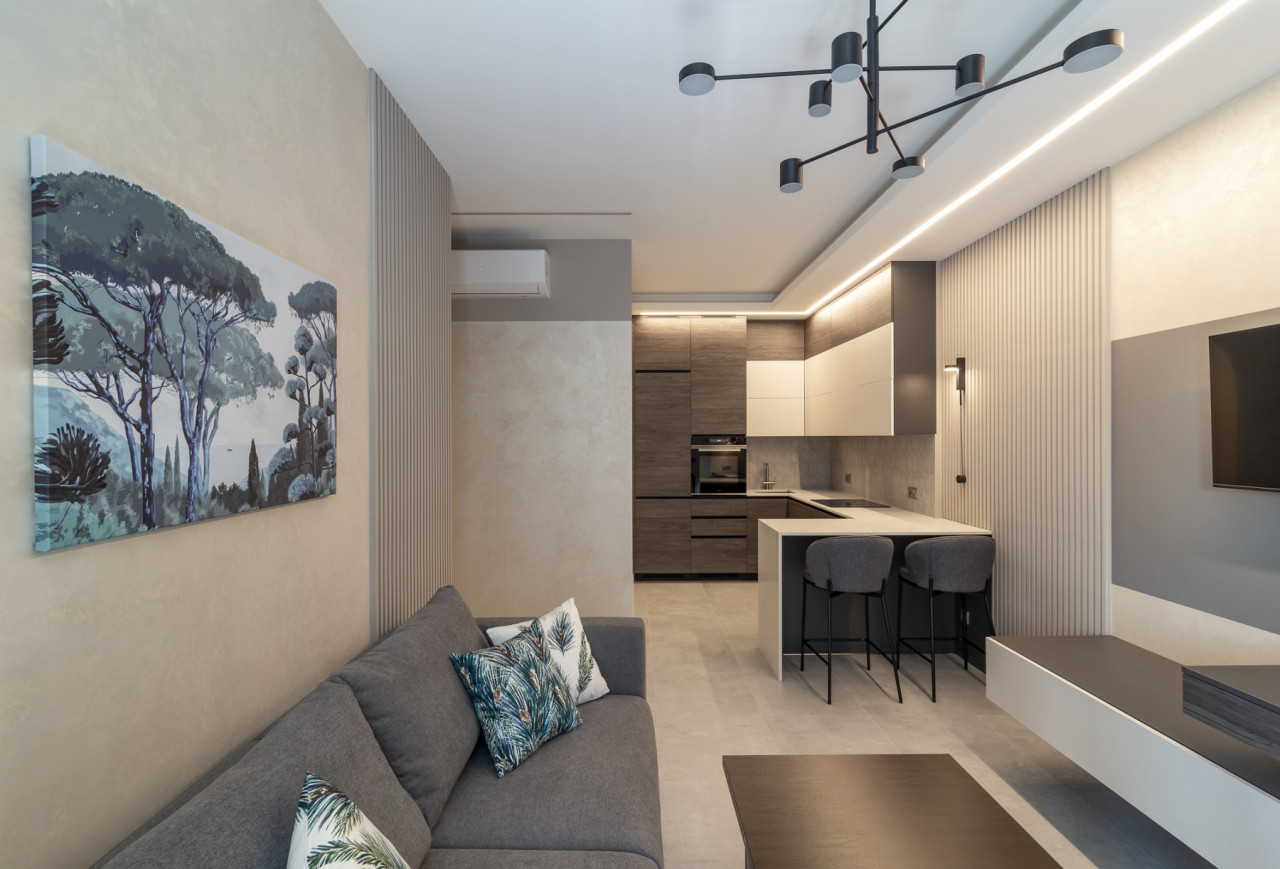Multifunctional apartment in the Geneva residential complex
