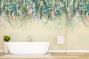 Фотообои для ванной комнаты: стильное дизайнерское решение