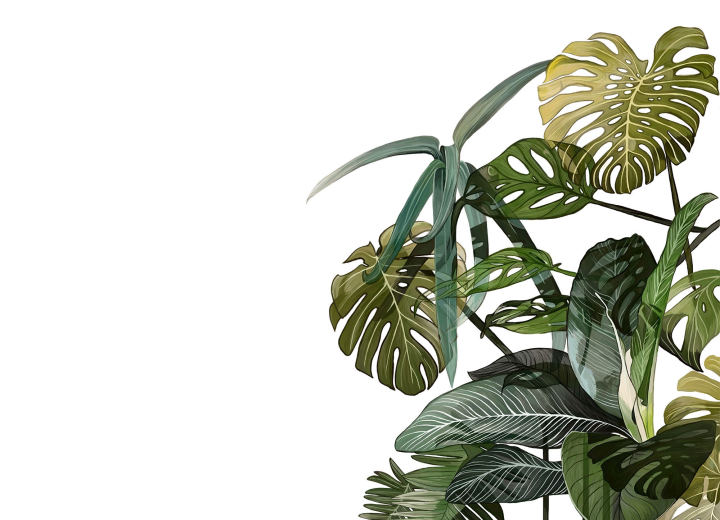 Wallpaper Monstera - Фото 4