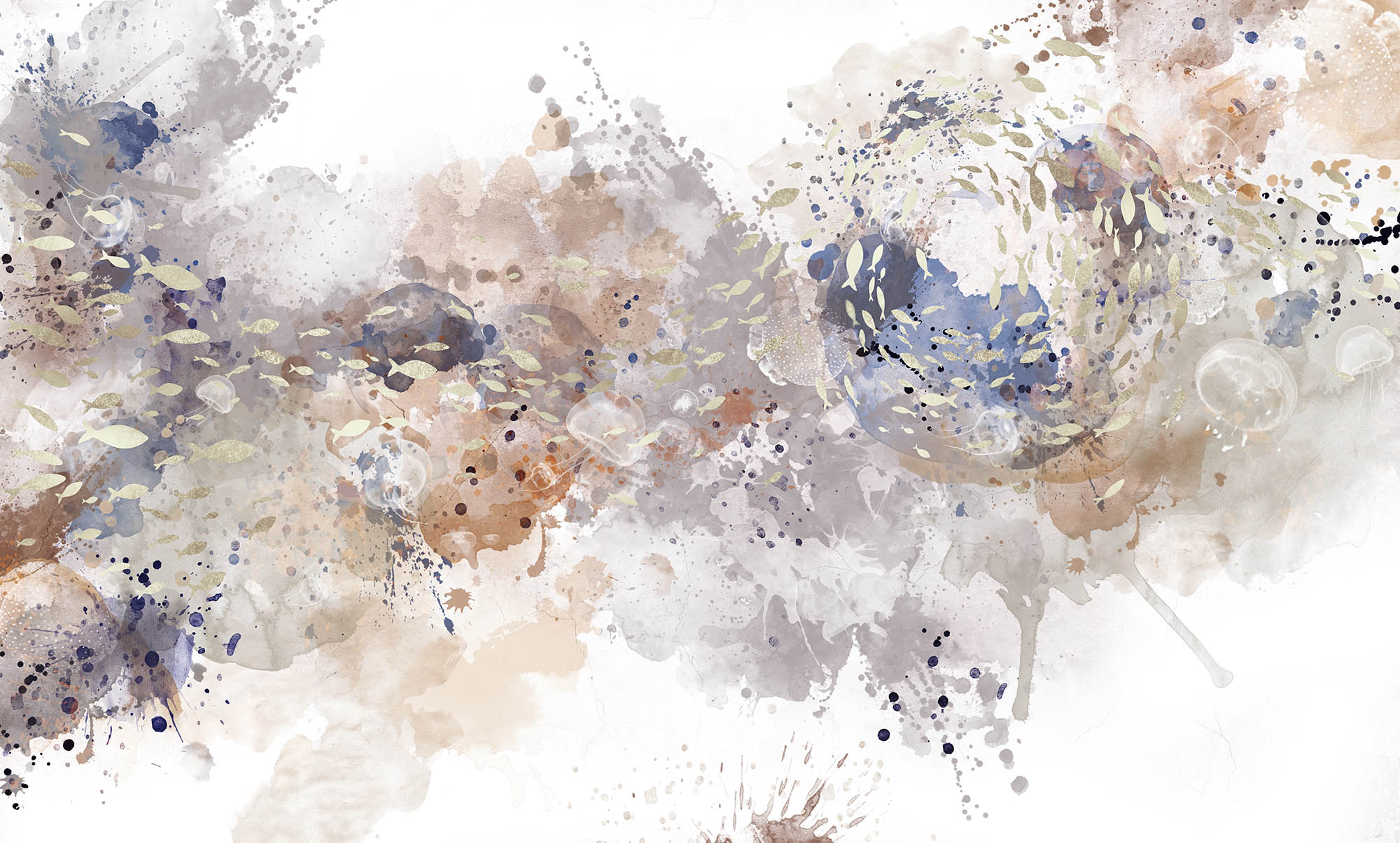 Wallpaper Fish splash