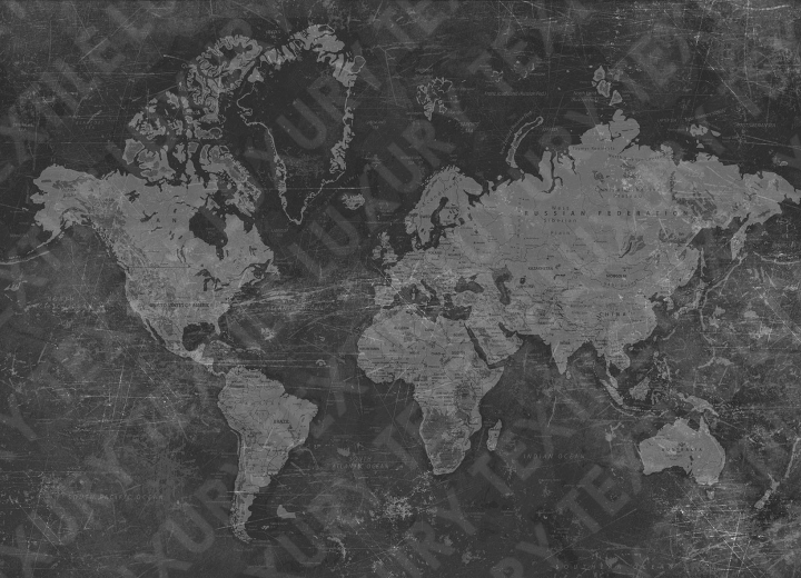 Бесшовные Фотообои World map - Фото 3