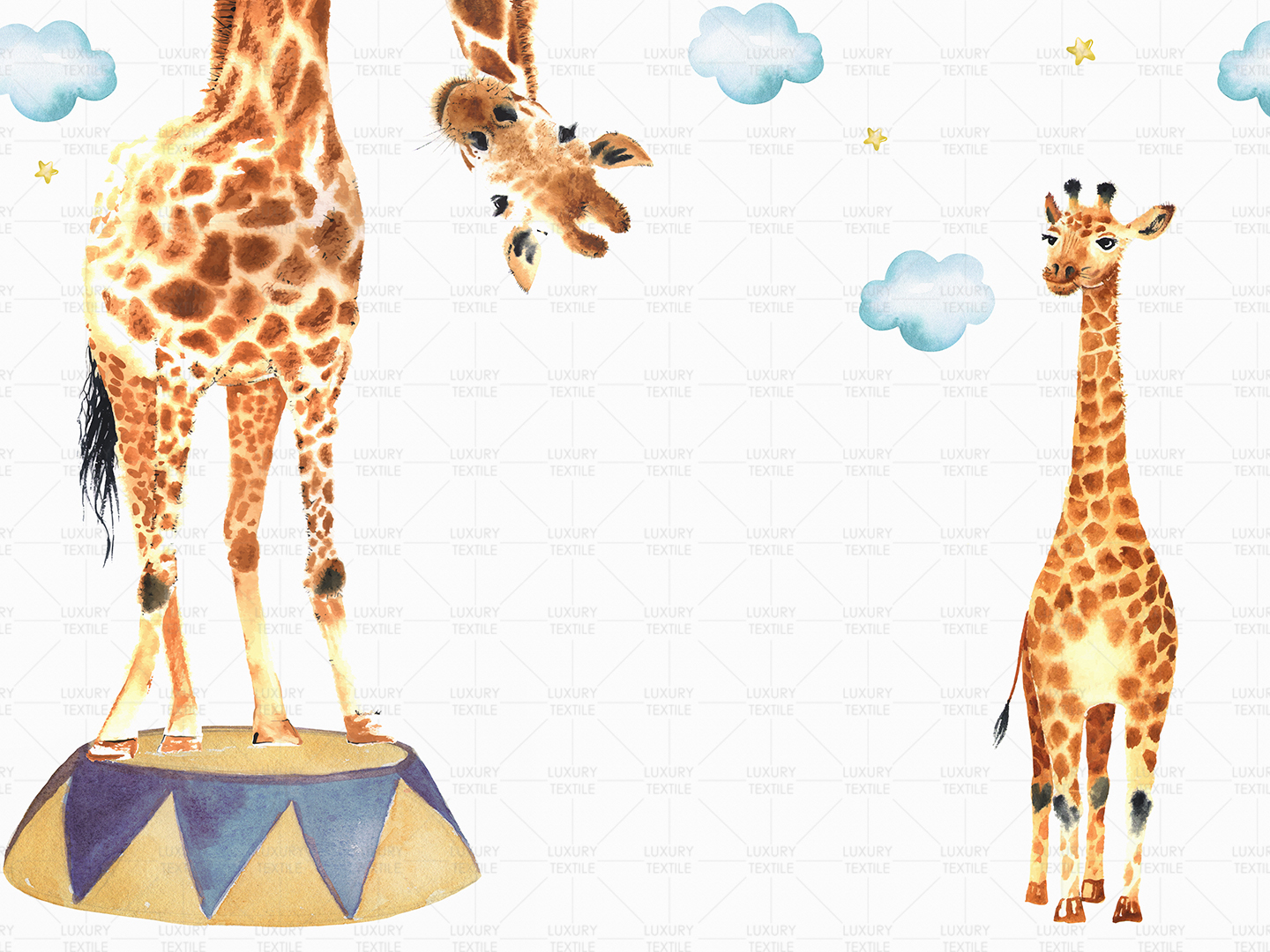 Tapety do pokoju dziecięcego Giraffe