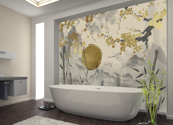Wallpapers Bamboo and Sakura - Фото 2
