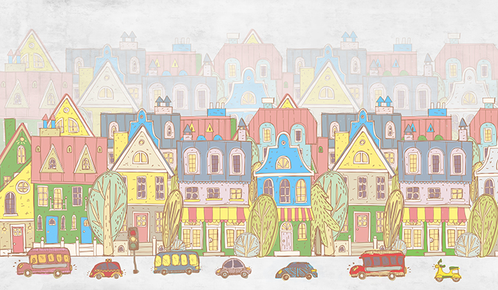 Wallpapers for kids My little town