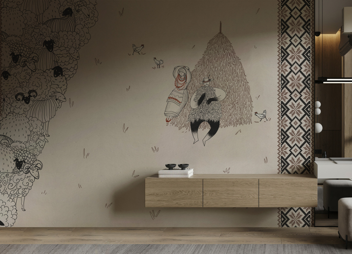 Бесшовные Фотообои Black mountain - Фото 1