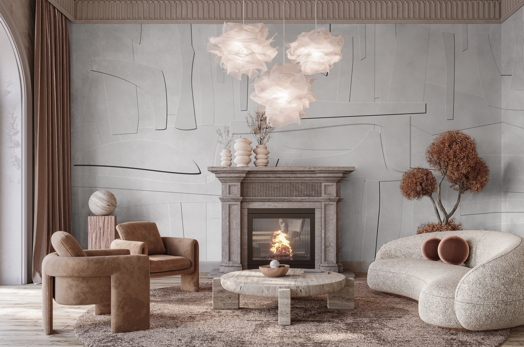 Безшовні Фотошпалери Chloè