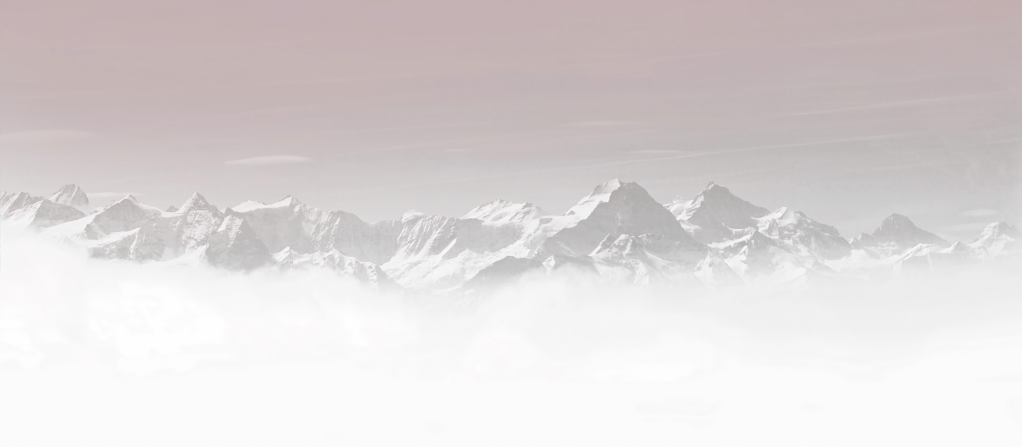 Безшовні Фотошпалери Mountains in the clouds