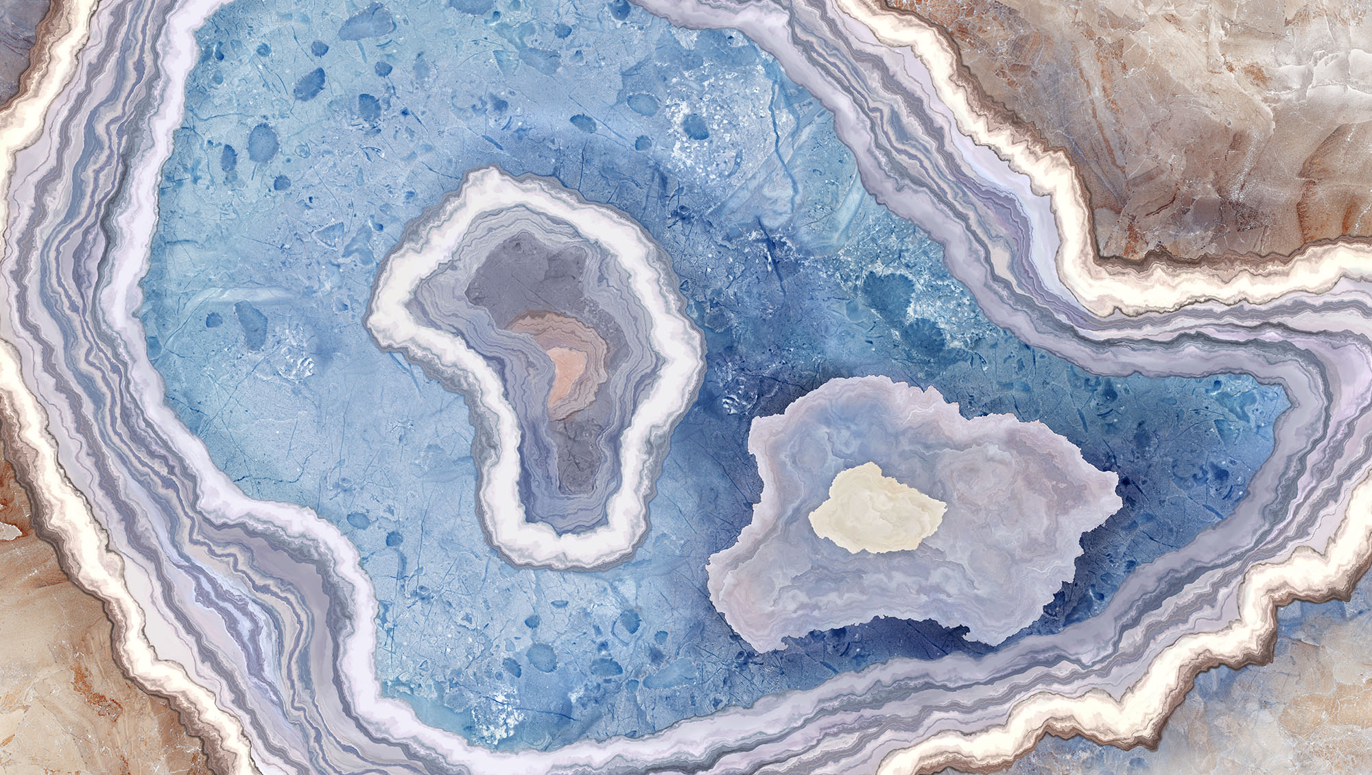 Wallpaper Blue stone