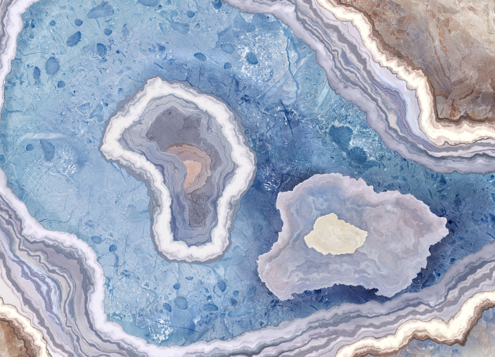 Wallpaper Blue stone - Фото 3