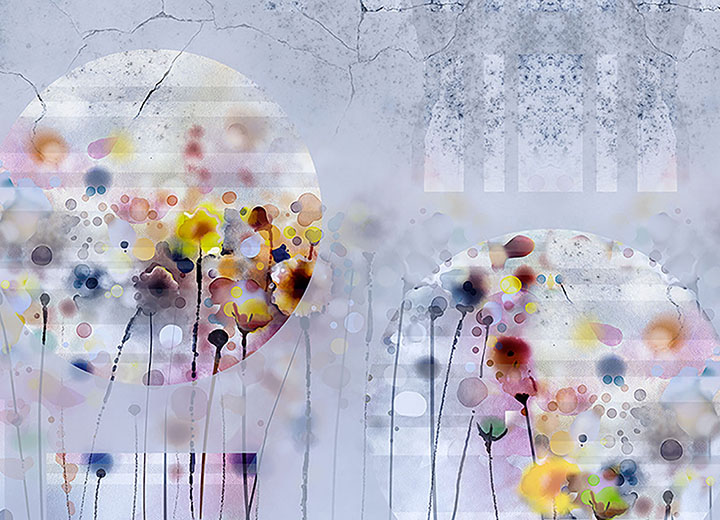 Фотообои Flower fog