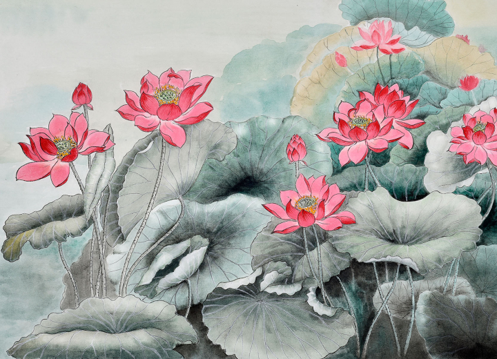 Бесшовные Фотообои Pink lotus - Фото 4