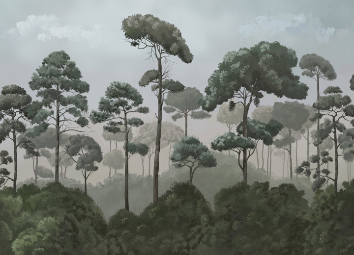 Wallpaper Oil forest - Фото 3