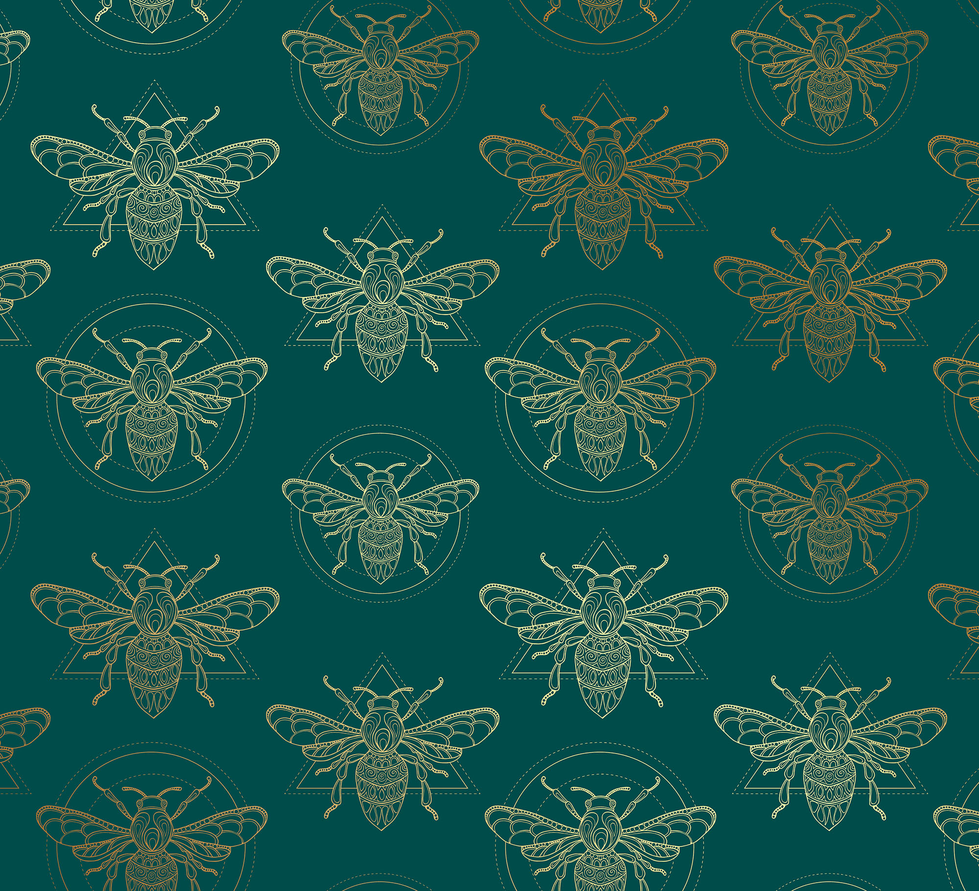 Безшовні Фотошпалери Golden beetles