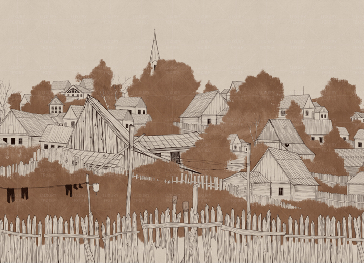 Безшовні Фотошпалери Villaggio di Leopoli - Фото 4