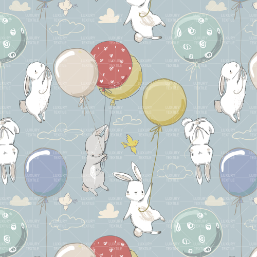 Wallpaper Art Space Kids Walls  Bathroom (for wet rooms) | page №2 Funny rabbits