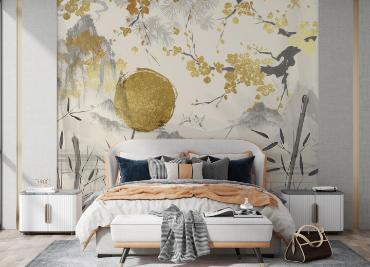 Wallpapers Bamboo and Sakura - Фото 1