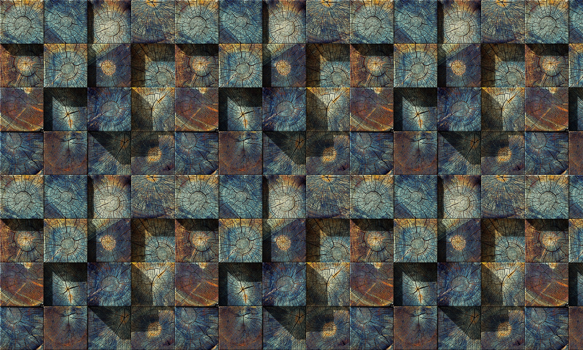 Fototapeta Wooden Bricks