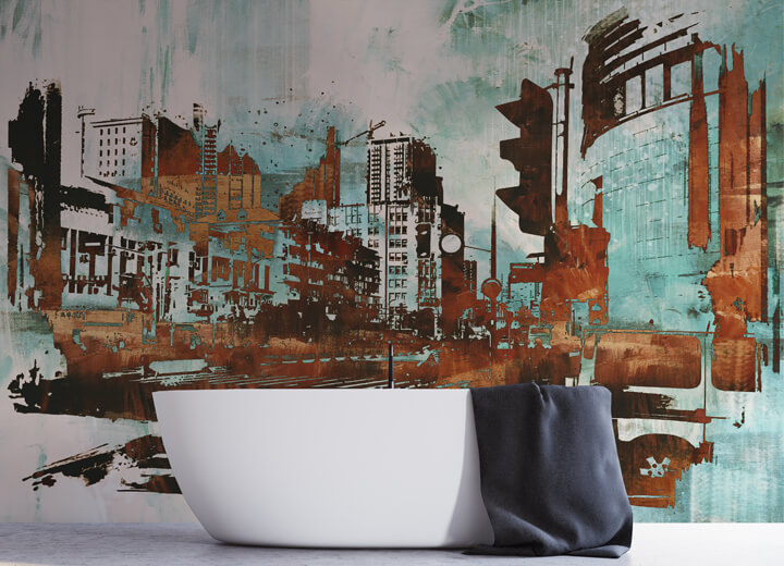 Wallpapers Grunge art city - Фото 2
