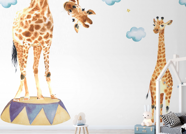 Безшовні Дитячі Фотошпалери Giraffe - Фото 1