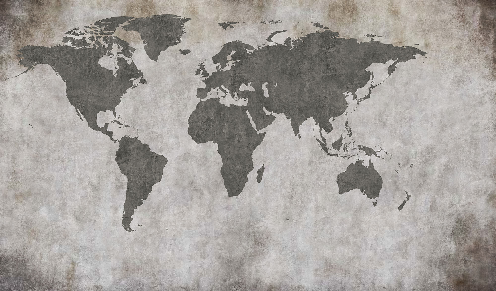 Бесшовные Фотообои Concrete World Map