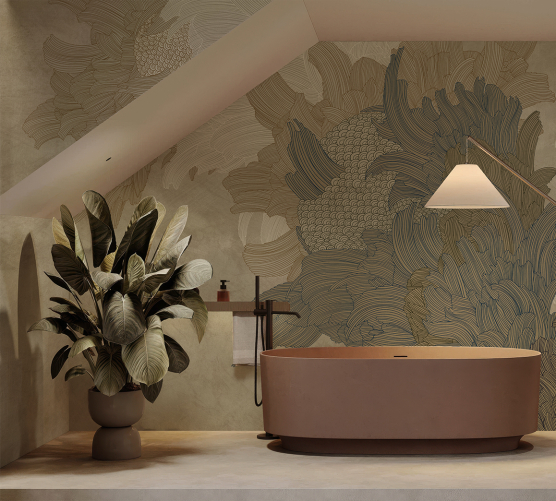 Вологостійкі Фотошпалери Marsala