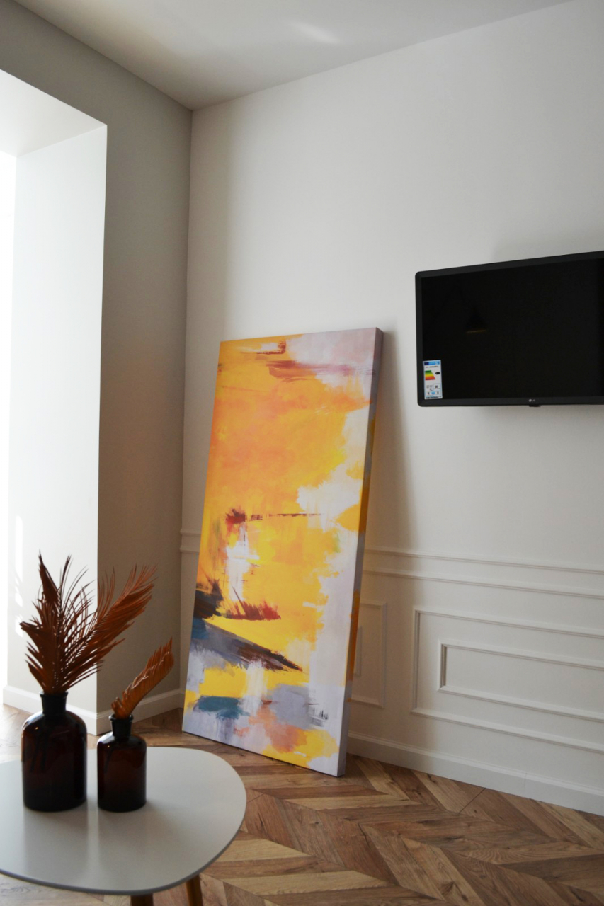 Paintings in an interior "Abstraction"